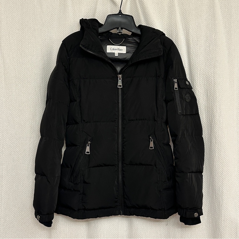 Calvin Klein Down Quilted Black Jacket